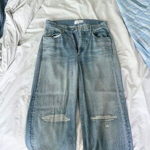 Rag & Bone Liquid Miramar Pant Tromp L'oeil Delicate Printed Pant